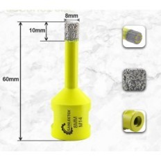 Wiertło diamentowe SANLEETEK 5x8mm, M14, ceramika, marmur, granit, 5 szt