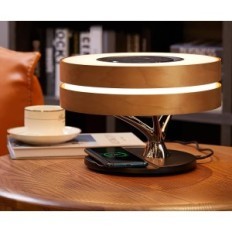 Nachtlamp Masdo Horizon Charger 10W Kloklicht met AMPULLA-functie Draadloze laden en wekker