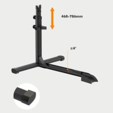 Vertikaler Fahrradstand Mimloke MMK-05 2 PCs. Wandhalter zum Speichern von Fahrrädern vertikal, Platzsparung