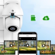 Išorinis protingas menbornas G12, 2,5k / 4mp, 360 °, naktinis LED, 2 vnt