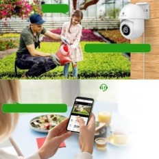 Externí inteligentní menozeni G12, 2.5k / 4MP, 360 °, noční LED, 2 ks