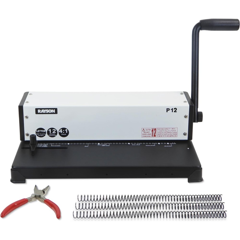 Spiral Rayson P12, 4: 1, 46 reikää, A4