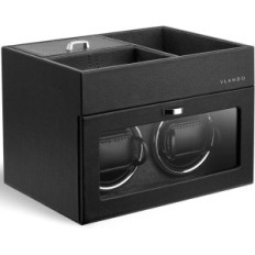 Automatic Casket Vlando VJ23038 for 2 watches, leather, LED