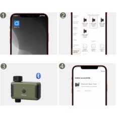 Intelligent Diivoo WT-03W Sprinkling Clock Controller för bevattningssystem