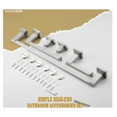 Accessori da bagno in 5 pezzi Kokosiri B12A5
