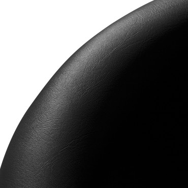 Hair System καρέκλα κομμωτηρίου Lile χρυσό μαύρο — κοντινό κάθισμα