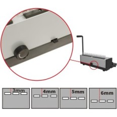 Rayson SD-1201 hřeben, 21 otvorů, 200 listů, bez nastavení
