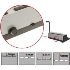 Rayson SD-1201 ķemme joslas platums, 21 caurumi, 200 loksnes, nav iestatīts