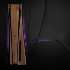 Alloggiamento in custodia PFBT0025 ExtremeteRemwover Extremeted per disco PS5, pannello laterale, legno