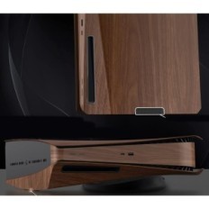 Extremeres Excover PFBT0025-Gehäuse für PS5-Disc, Seitenteil, Holz