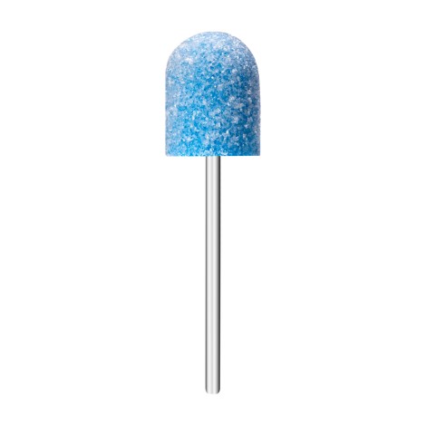 Exo blue med abrasive cap 10mm / 60 20pcs Hard Cap — front view
