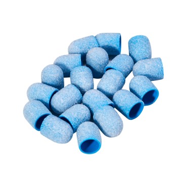 EXO Blue Med schuurkap 10mm /80 Hard Cap 20 stuks