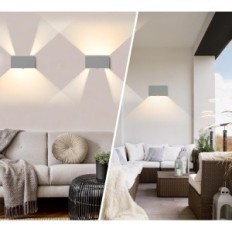 Zewnętrzna lampa CELAVY CE-1006C LED z czujnikiem ruchu lampa elewacyjna wodoodporna do ogrodu