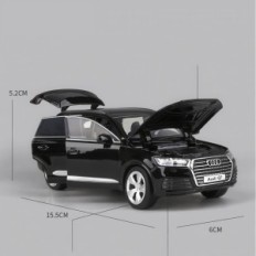Μεταλλικό μοντέλο Audi Q7 1:32 LED φως κινητήρα φωτός Άνοιξε πόρτες