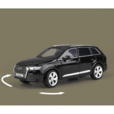 Modelo de metal Audi Q7 1:32 Motor de sonido ligero LED puertas abiertas
