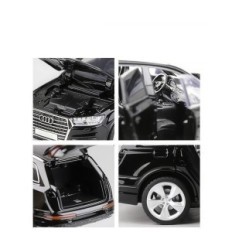 Metallmudel AUDI Q7 1:32 LED Light Sound mootor Avatud uksed