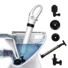 Pistão pneumático para remover o congestionamento em tubos com 4 dicas