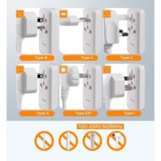 Universal Tessan 100w gan 5xusb américain UE Au au-d'avoir pour voyager