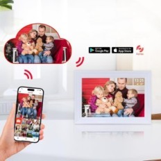 Digitális keret WiFi G- 001 10.1 "IPS 1280x800 32GB touch Frameo