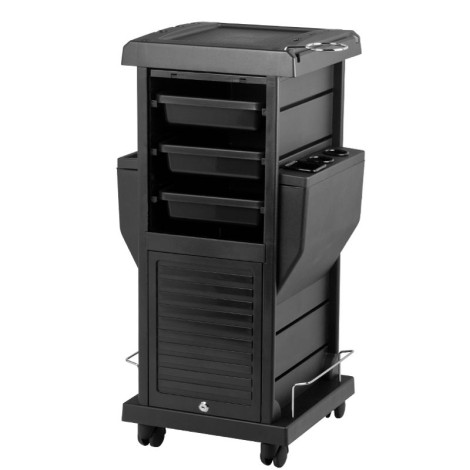 Assistant coiffure Gabbiano 100c noir — vue de face