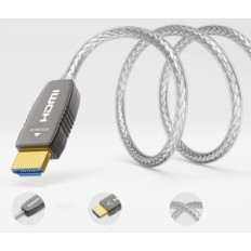 HDMI RUIPRO 8K 15M, 48GBPS, EARC, HDR, Fiberoptisk, TV, projektor