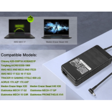 Stromversorgung Ladegerät für Medion-Radiergummi-Major 330 in der Original-High-Netzteil für Medion-Gaming-Laptops