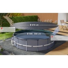 Used Single Pool Planenfux, 500 - 550 cm (Ř 610 cm), 200 g / m²