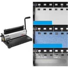 Used Rayson TD-1221 wire binding machine, 23 holes, A4, 210 sheets