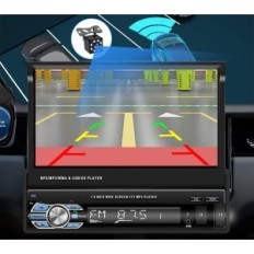 Radio de automóvil Hikita 1din 7 "usado, BT, USB, FM, AUX, ENLACE ESPEJO