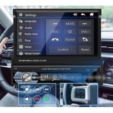 Použité Hikita 1din 7 "Radio, BT, USB, FM, Aux, Zrcadlový odkaz