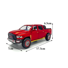 Modelo de carro Dodge Ram Trx Metal 1:32 Miniatura Realista com Portas de Abertura e Drive Pull-Back