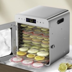Bojāts dehidrators augļu žāvēšanai, 400 W, 10 plaukti