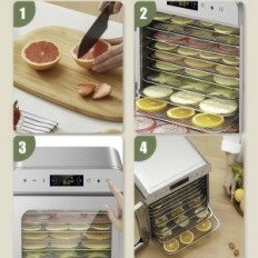 Defective Dehydrator for drying fruit, 400 W, 10 shelves