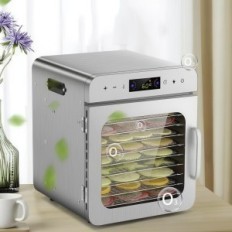 GYÜMÖLCS Dehidratátor gyümölcs szárításához, 400 W, 10 polc