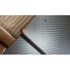 Biurko komputerowe do gier KLIM, czarny, wysokość 140 cm, Powystawowy