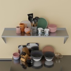 Gebrauchte Dunlice DLS8030-HK Edelstahl 120 x 30 cm