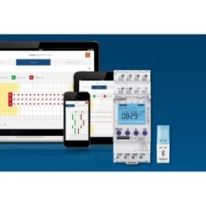Timer cyfrowy Theben 6110130 biały TR 611 top3 programator czasowy do automatyzacji urządzeń elektrycznych