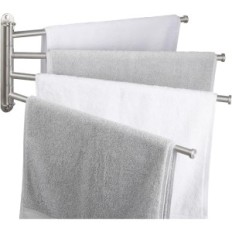 Hanger törölközők KES, 4- kar, 19,5 ", rozsdamentes acél, matt