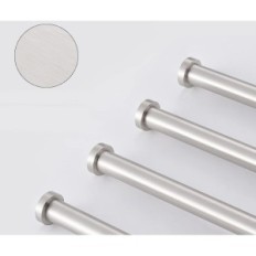 Gancio da asciugamani KES, 4 braccio, 19,5 ", acciaio inossidabile, opaco