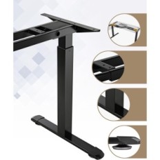 Säädettävä kulmapöytä Eureka Ergonominen ERK-L60L-B-PRO-EU 155x110 cm