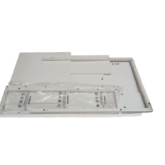 Exhibition Corner Desk Bexevue L 65 ", stand for monitor, white