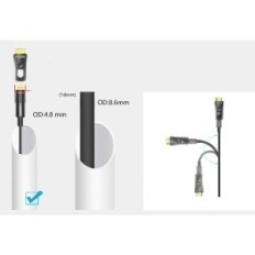 Tentoonstelling HDMI ATZEBE 15M, 4K @ 60HZ, HDR, 18GBPS, ARC