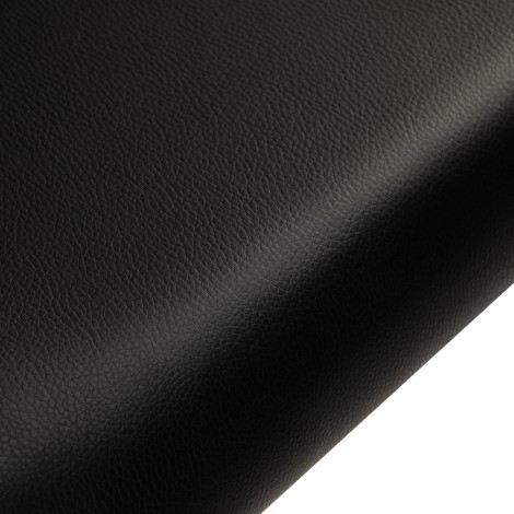 Silla cosmética QS-OF211G negra — detalle de la superficie