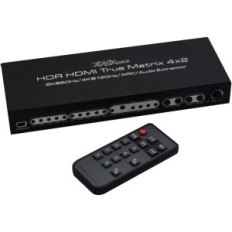 SWITCHER XOLORSPACE 43420A 8K HDR HDMI MATRIX 4x2 Image switch for 4 sources and 2 screens with HDR support