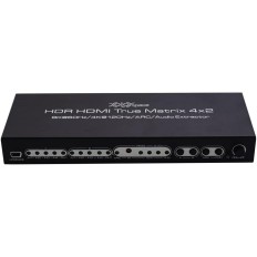 Switcher Xolorspace 43420A 8K HDR HDMI matrica 4x2 Slika za slike za 4 izvora i 2 ekrana s HDR podrškom