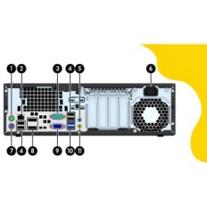 Oštećena desktop PC HP i7, 16GB RAM, 512GB SSD, Wi-Fi, Besplatno ured