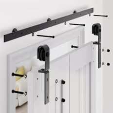 Set Folding bīdāmās durvis, dubultā winsonoon 3.3ft 100 cm