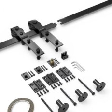 Set zum Falten von Schiebetüren, doppelt Winsonoon 3,3ft 100 cm