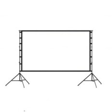 Projectiescherm 120 inch 16: 9 met thuisbioscoophandvat, hoogte 2,6 m