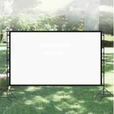 Vetítővászon 120 inch 16: 9 otthoni mozi fogantyú, magasság 2,6 m